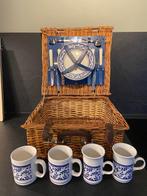 Brookes - Authentiek engelse picknickmand - Picknickmand -, Antiek en Kunst, Curiosa en Brocante