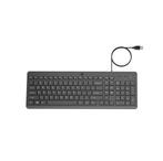 Toetsenbord - Azerty - Zwart HP 150 Wired - (Elektronica), Verzenden, Nieuw