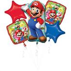 Super Mario Helium Ballonnen Set 5 delig leeg, Hobby en Vrije tijd, Feestartikelen, Nieuw, Verzenden