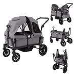 LIVSK Dubbele Kinderwagen - Veiligheidsgordels - Verstelbare, Kinderen en Baby's, Buggy's, Verzenden, Nieuw