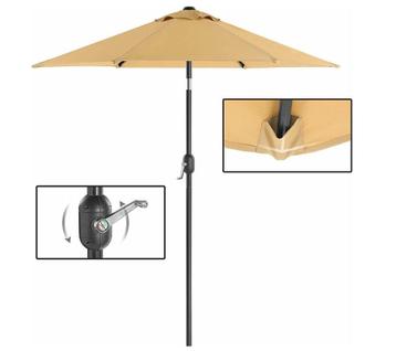 Hoppa! Parasol 200 cm | Tuinparasol | UPF 50+ van 23 voor 19 beschikbaar voor biedingen