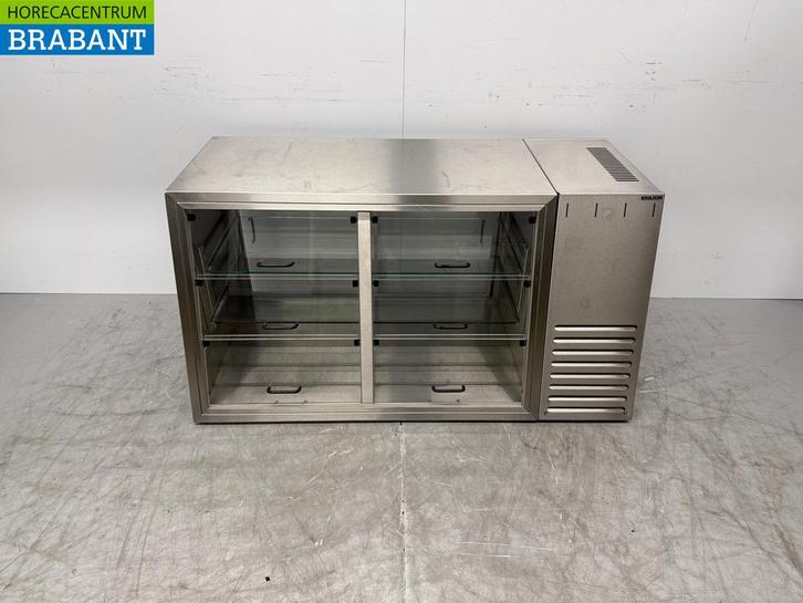 RVS Culion Koelvitrine 6 kleppen en 2 schuifdeuren 230V, Zakelijke goederen, Horeca | Keukenapparatuur, Gebruikt, Ophalen of Verzenden