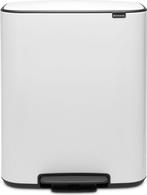 Brabantia Bo Prullenbak - 60 liter - White, Ophalen of Verzenden, Zo goed als nieuw