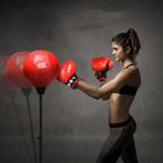 2dekans | Coast Bokszak Set Staande Boksbal 120-154 cm Zwart, Sport en Fitness, Ophalen of Verzenden, Zo goed als nieuw