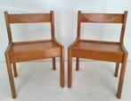 Kinderstoel - Hout - Twee stoelen, Antiek en Kunst