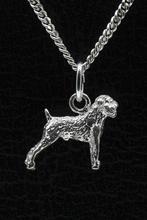 Zilveren Affenpinscher ketting hanger - klein, Verzenden, Nieuw