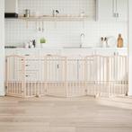 vidaXL Hondenhek met deur opvouwbaar 6 panelen 300 cm, Verzenden, Nieuw