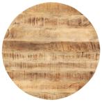 vidaXL Tafelblad rond 15-16 mm 80 cm massief mangohout, Huis en Inrichting, Tafels | Eettafels, Verzenden, Nieuw
