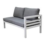 Fabri hoek loungeset 5 delig aluminium wit, Tuin en Terras, Tuinsets en Loungesets, Ophalen of Verzenden, Nieuw, Aluminium