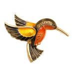 Fako Bijoux® - Broche - Vogel - IJsvogel - 51x37mm, Sieraden, Tassen en Uiterlijk, Broches, Verzenden, Nieuw