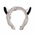 Pluche wasbeer hoofdband met oortjes 15 cm - Diadeems, Ophalen of Verzenden, Nieuw