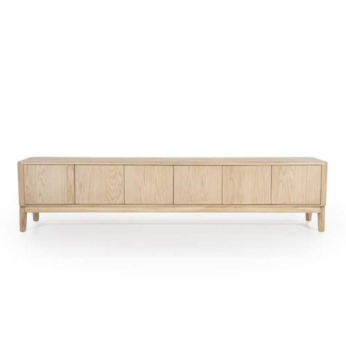 TV-Meubel Harvey 6-deurs - Naturel - 96127 - tv-meubels, Huis en Inrichting, Kasten | Buffetkasten, Nieuw, Overige materialen