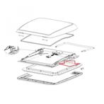 Dometic Mini Heki montageraam 43-60mm cr.wit, Ophalen of Verzenden, Nieuw