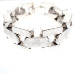 Massief zilveren armband | 20 cm (zware armband), Sieraden, Tassen en Uiterlijk, Armbanden, Ophalen of Verzenden, Gebruikt, Overige kleuren