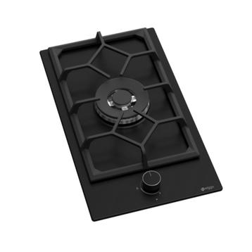 Wiggo WH-G331RD(B) - Inbouw gaskookplaat met Wok - 30cm - Zw beschikbaar voor biedingen