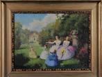Lajos Bruck (1846-1910) - Garden fun