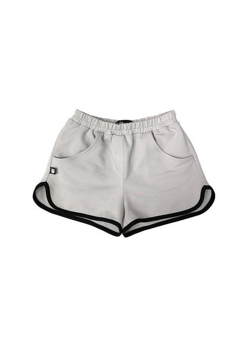 Meisjes korte broek - licht grijs - maten: 110/116, 122/128, Kinderen en Baby's, Kinderkleding | Overige, Nieuw, Verzenden