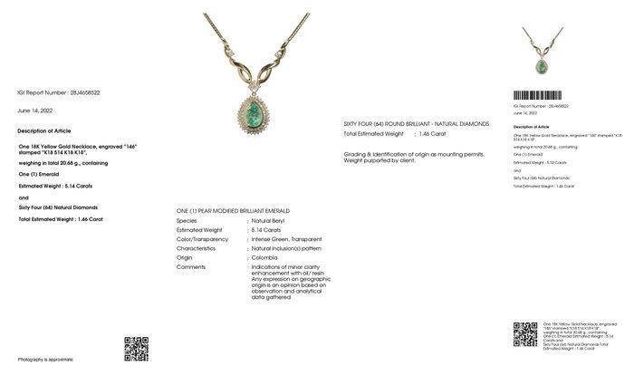 Zonder Minimumprijs - Halsketting - 18 karaat Geel goud -, Sieraden, Tassen en Uiterlijk, Kettingen
