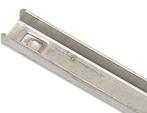 GGM Gastro | RVS rails - 550mm - met | ESS#PSS, Witgoed en Apparatuur, Grillplaten, Verzenden, Nieuw