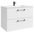 Badplaats Badkamermeubel Muro 80 cm - Wit - Badmeubel, Huis en Inrichting, Badkamer | Badkamermeubels, Verzenden, Nieuw, Wastafelkast