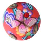 Fako Bijoux® - Click Button - Fimoklei - Vlinder Rood, Verzenden, Nieuw