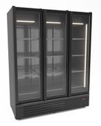 Combisteel Koelkast 3 Glasdeuren | 1555L | Zwart | Geforceer, Ophalen of Verzenden, Nieuw