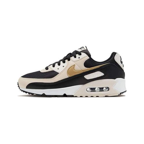Nike Air Max 90 Black Metallic Gold Summit White (W) - Alle, Kleding | Heren, Schoenen, Verzenden