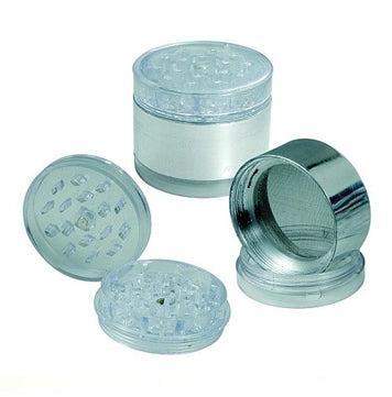 Plastic Kruidengrinder 55 mm - 4-delig, Verzamelen, Rookartikelen, Aanstekers en Luciferdoosjes, Nieuw, Ophalen of Verzenden