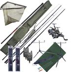 Complete Ultimate Karper Set met hengels, vrijloopmolens,, Verzenden, Nieuw