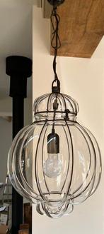 Unknown - Plafondlamp - Glas, Messing, Staal - Venetiaanse, Antiek en Kunst, Antiek | Lampen