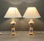 Lamp (2) - romantische nachtkastjes - Porselein, Gouden, Antiek en Kunst