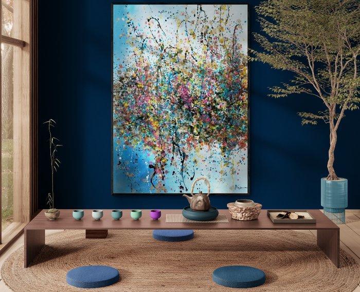 Myriam Carbonnier - Le buisson ardent XXL, Antiek en Kunst, Kunst | Schilderijen | Modern