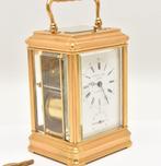 Rijtuigklok, Wekker - Messing - 1850-1900 - Repeater, Antiek en Kunst, Antiek | Klokken