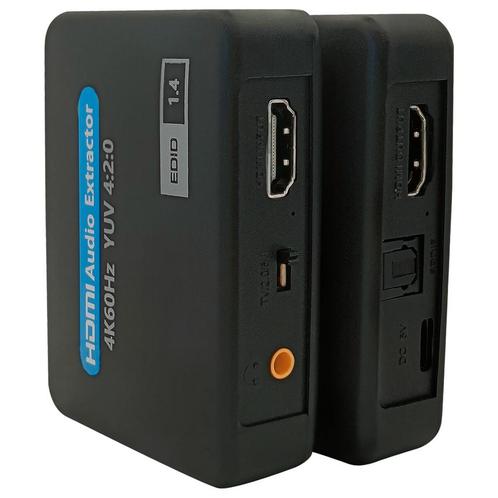 HDMI Audio Extractor 4K - Audio Converter - HDMI In naar, Audio, Tv en Foto, Overige Audio, Tv en Foto, Nieuw, Verzenden