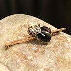 Zonder Minimumprijs - Broche - 18 karaat Roségoud, Zilver -