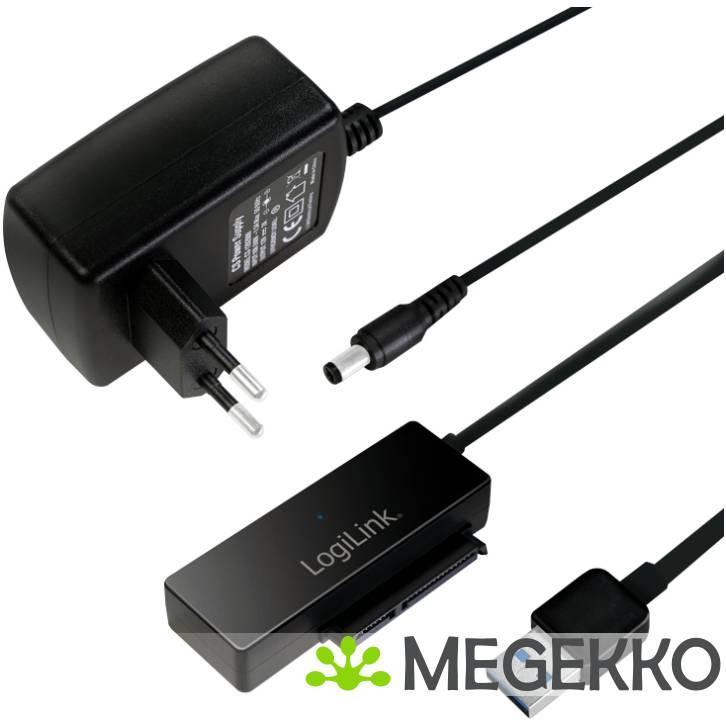 LogiLink AU0050 netvoeding & inverter Zwart, Computers en Software, Pc- en Netwerkkabels, Nieuw, Verzenden