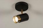 Rietveld Spots - Zwart, Goud - Metaal, Verzenden, Nieuw