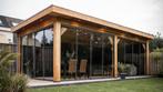 Luxe overkapping met glazen schuifwanden 800×400cm type, Tuin en Terras, Ophalen of Verzenden, Nieuw