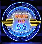 Route 66 All States Neon Verlichting XL 100 x 100 cm, Ophalen, Gebruikt