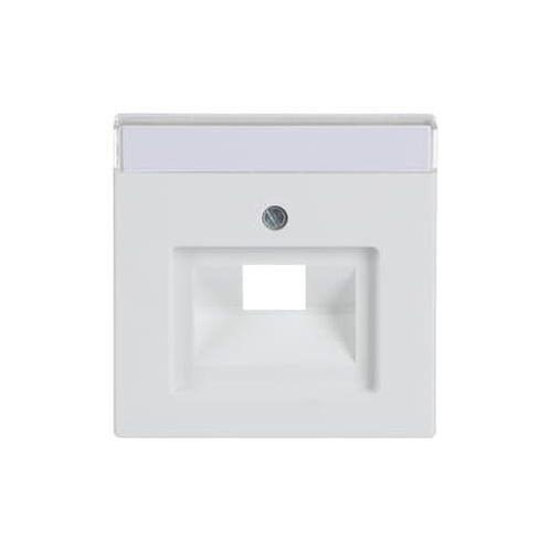 Busch Jaeger Future Linear centraalplaat 1xRJ45 / RJ11, Doe-het-zelf en Verbouw, Elektra en Kabels, Nieuw, Ophalen of Verzenden