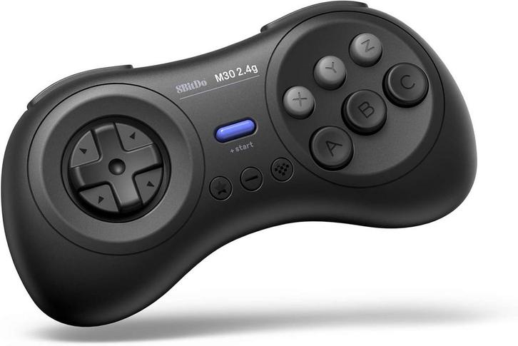 8BitDo M30 2.4Ghz wireless controller zwart, Spelcomputers en Games, Spelcomputers | Sega, Verzenden