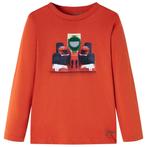 vidaXL Kindershirt met lange mouwen 116 oranje, Verzenden, Nieuw