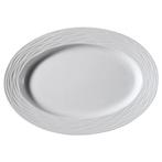GGM Gastro | (6 stuks) SEA WAVE - bord - ovaal - porselein -, Huis en Inrichting, Verzenden, Nieuw, Effen, Bord(en)