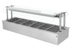 GGM Gastro | Bain marie inbouw - 2,1 m - 6x GN 1/1 - met |, Verzenden, Nieuw in verpakking