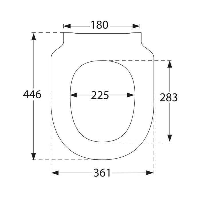 Toiletzitting Villeroy & Boch Subway 3.0 43.8x37.4x4.2 cm, Huis en Inrichting, Badkamer | Badtextiel en Accessoires, Ophalen of Verzenden