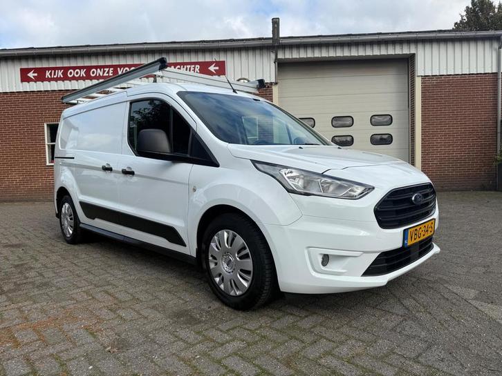 Ford Transit Connect 1.5 EcoBlue L2 Trend 3-zits airco imper, Auto's, Bestelauto's, Onderhoudsboekje, Lease, Handgeschakeld, Wit