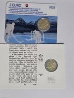 Estland, Slowakije. 2 Euro 2025 500 years of Estonian, Postzegels en Munten