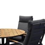 Quincy Kota dining tuinset 120xH75 cm rond 5 delig, Tuin en Terras, Ophalen of Verzenden, Nieuw