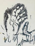 Paul Valéry (1871-1945) - Étude de main, Antiek en Kunst