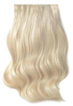 Remy Human Hair extensions Double Weft  22 - blond 60#, Nieuw